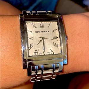 Burberry stainless steal vintage watch